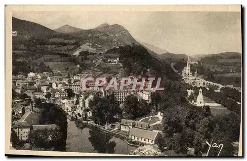 Cartes postales Lourdes Vue generale prise du chateau