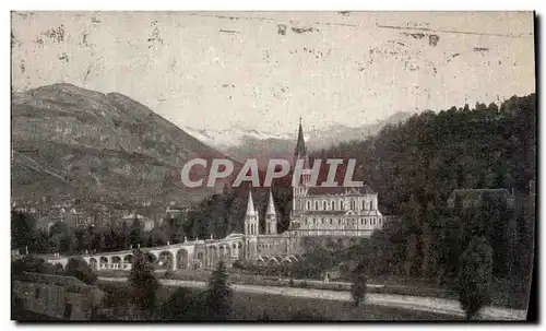 Cartes postales Lourdes La Basilique