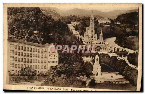 Cartes postales Lourdes Grand Hotel de La Basilique