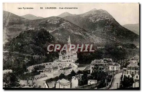 Cartes postales Lourdes Vue d Ensemble