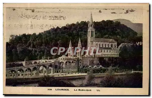 Cartes postales Lourdes La Basilique