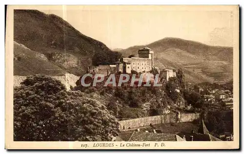 Cartes postales Lourdes Le Chateau Fort