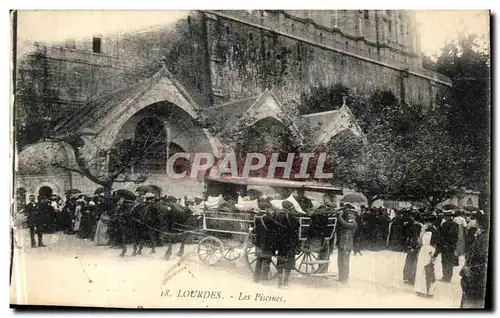 Cartes postales Lourdes Les Piscines Corbillard