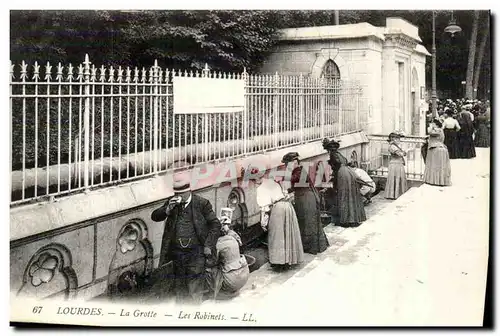 Cartes postales Lourdes La Grotte Les Robinets