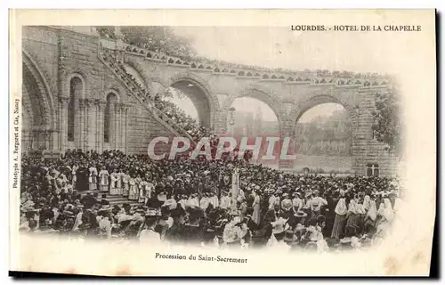 Cartes postales Lourdes Hotel De La Chapelle