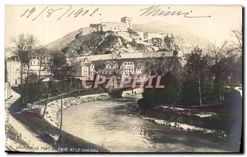 Cartes postales Lourdes Le pont du Gave et le Chateau