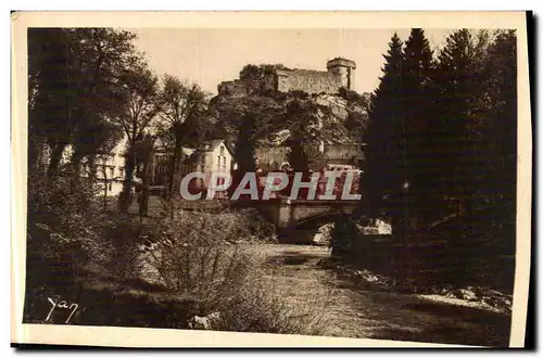 Cartes postales Lourdes La Chateau Fort Et Le Gave