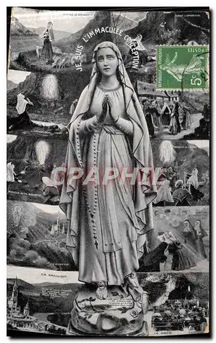 Cartes postales Lourdes Immaculee conception