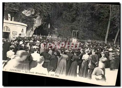 Cartes postales Lourdes La Grotte Miraculeuse