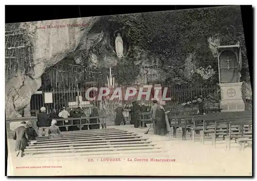 Cartes postales Lourdes La Grotte Miraculeuse