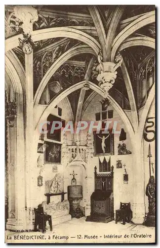 Cartes postales La Benedictine A Fecamp Musee Interieur de L Oratoire