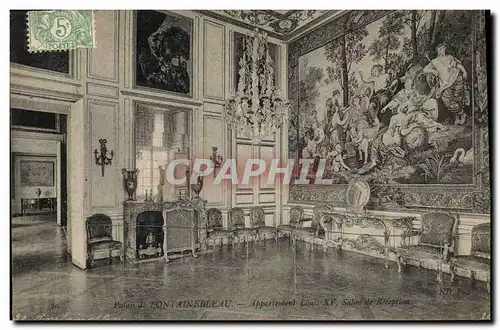 Cartes postales Fontainebleau Appartement Louis XV Salon de reception