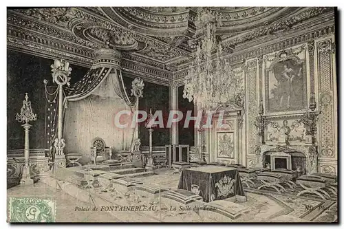 Ansichtskarte AK Fontainebleau La Salle du Trone