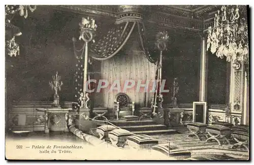 Cartes postales Fontainebleau Le Palais Salle du Trone