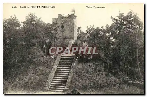 Cartes postales Fontainebleau Tour Denecourt