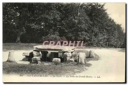 Ansichtskarte AK Fontainebleau Foret La Table Du Grand Maitre