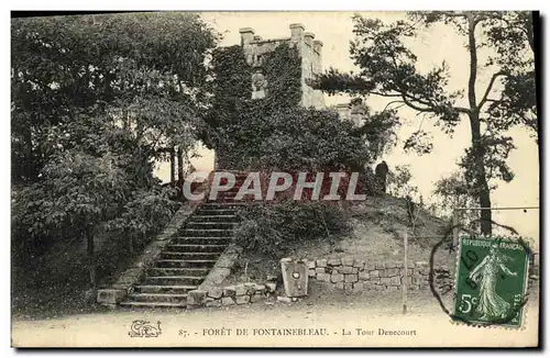 Cartes postales Foret De Fontainebleau La Tour Denecourt