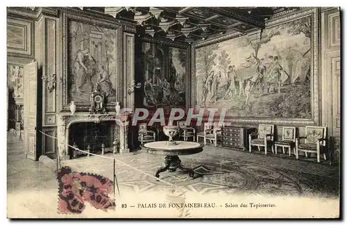 Cartes postales Foret De Fontainebleau Palais Salon des Tapisseries