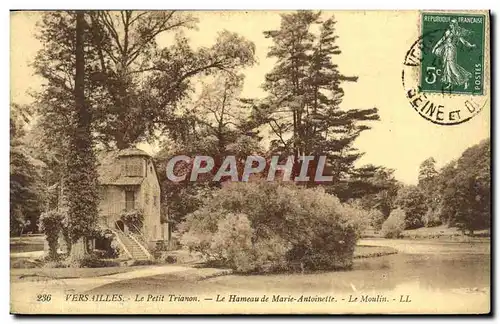 Ansichtskarte AK Versailles Le Petit Trianon Le Hameau de Marie Antoinette Le moulin