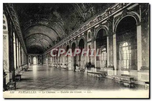 Ansichtskarte AK Versailles Le Chateau Galerie des Glaces