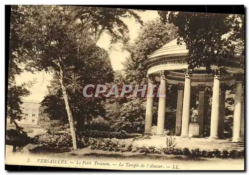 Ansichtskarte AK Versailles Le Petit Trianon Le Temple de L Amour