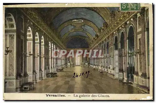 Ansichtskarte AK Versailles La Galerie des Glaces