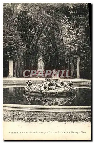 Cartes postales Versailles Bassin du Printemps Flore