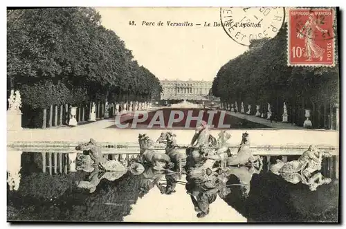 Cartes postales Versailles Parc de Le Bassin d Apollon