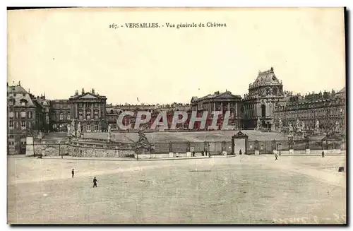 Cartes postales Versailles Vue Generale du Chateau