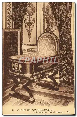 Cartes postales Palais De Fontainebleau Le Berceau du Roi de Rome Napoleon II