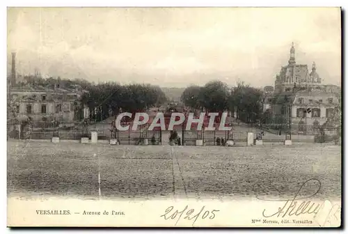 Ansichtskarte AK Versailles Avenue de Paris