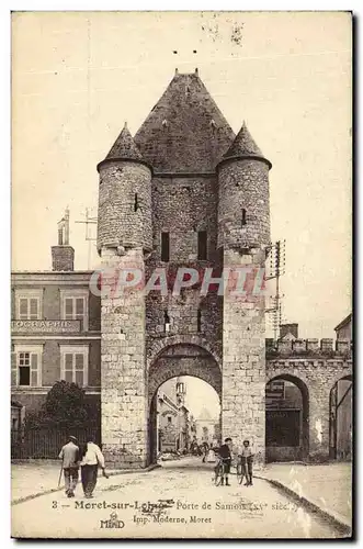 Cartes postales Moret sur Loing Porte de Samois