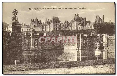 Cartes postales Palais De Fontainebleau Le Bassin des Cascades