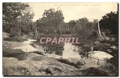 Cartes postales Palais de Fontainebleau Mare de Franchart