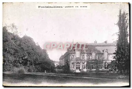 Ansichtskarte AK Palais de Fontainebleau Jardin De Diane