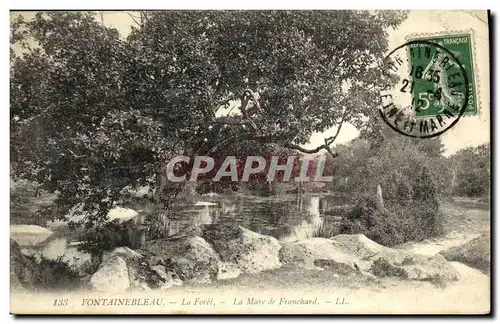 Cartes postales Palais de Fontainebleau La Foret La Mare de Franchard