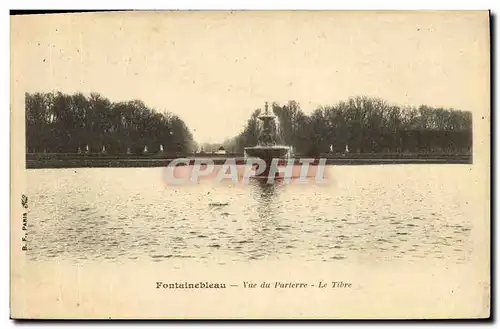 Ansichtskarte AK Palais de Fontainebleau Vue du Parterre Le Tibre