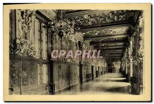 Cartes postales Chateau de Fontainebleau Galerie Francois 1er