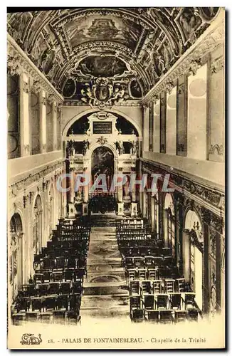 Ansichtskarte AK Palais de Fontainebleau Chapelle de la Trinite