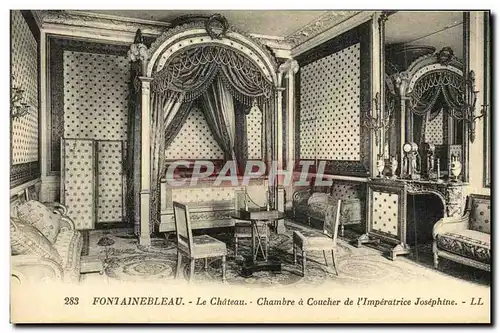 Cartes postales Palais de Fontainebleau Le Chateau a Coucher de L Imperatrice
