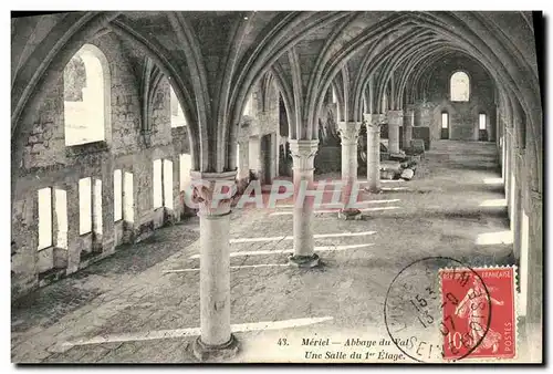 Cartes postales Meriel Abbaye du Val Une Salle du 1er etage