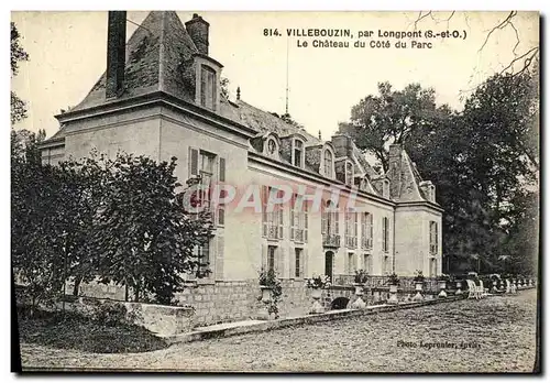 Ansichtskarte AK Villebouzin par Longpont Le Chateau du Cote du Parc