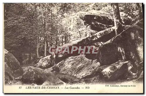 Ansichtskarte AK Les Cascades des Vaux de Cernay