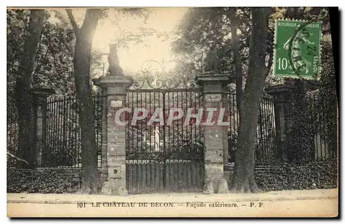 Cartes postales Le Chateau de econ Facade exterieure