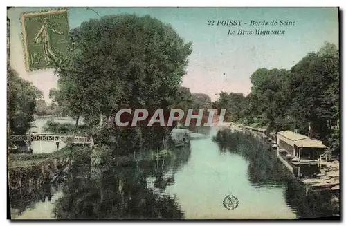 Ansichtskarte AK Poissy Bords de Seine Le Bras Migneaux