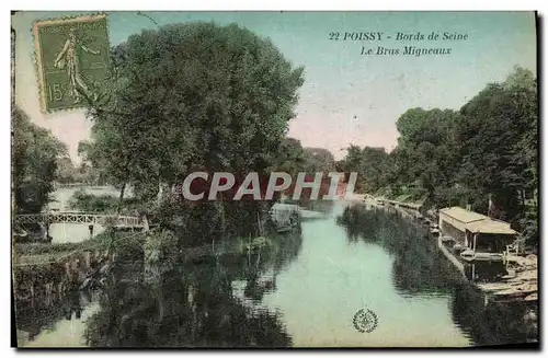 Cartes postales Poissy Bords de Seine Le Bras Migneaux