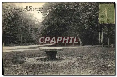 Cartes postales Foret de I Isle adam La Table De Cassan