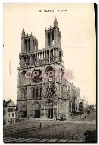 Cartes postales Mantes L Eglise