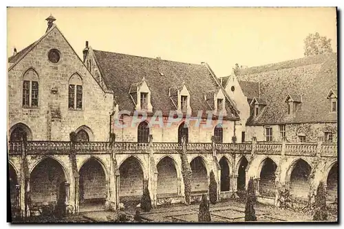 Cartes postales Abbaye de Royaumont Asnieres sur Oise Cloitre