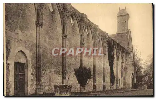 Cartes postales Abbaye de Royaumont Asnieres sur Oise Ruines de l abbatiale Mur meridional